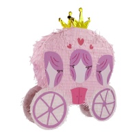 Piñata de carrosse de princesse de 50 x 50 cm