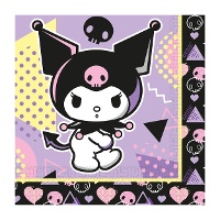 Serviettes Kuromi 16,5 x 16,5 cm - 20 unités