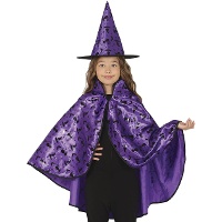 Ensemble de Sorcière avec Chapeau et Cape - 2 pièces