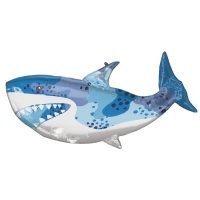 Ballon silhouette requin bleu 96 x 45 cm - Anagramme