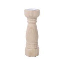 Bougeoir en bois 16,7 cm - DCasa