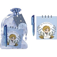 Carnet et stylo dans pochette - Première Communion