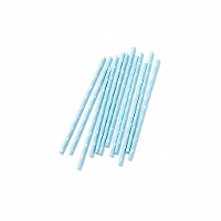 Pailles en papier avec étoiles - 12 unités