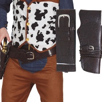 Étui en cuir avec ceinture