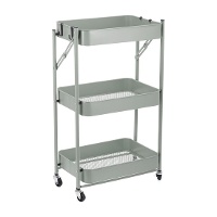 Chariot d'appoint pliable 77 x 45 x 30 cm vert