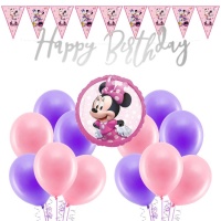Pack de décoration de fête Minnie Mouse - 23 pièces