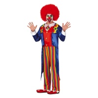 Costume de clown arc-en-ciel pour hommes