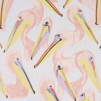Pelicans cotton canvas slim canvas - Katia