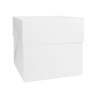Boîte à gâteaux carrée 30,5 x 30,5 x 25 cm - Decora