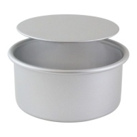 Moule rond en aluminium avec base amovible 28 x 28 x 7,5 cm - PME