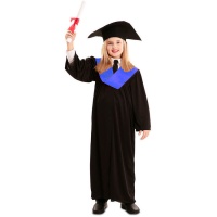 Costume de diplômé avec bonnet et toge pour enfants