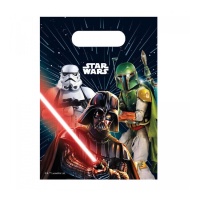 Sacs en plastique Star Wars Galaxy 22 x 16 cm - 6 pcs.