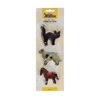 Découpoirs en forme de chat, chien et cheval - Wilton - 3 pièces