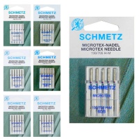 Aiguilles pour machine à coudre Microtex - Schmetz - 5 pcs.