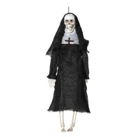 Pendentif nonne squelette 40 cm