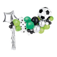 Couronne de ballons de football - PartyDeco - 53 pcs.