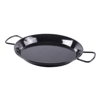 Poêle à paella 50 cm en acier vitrifié - Belseher
