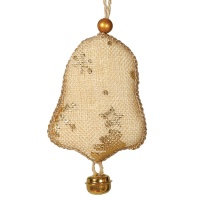 Pendentif arbre en forme de cloche avec clochette 10 cm