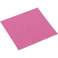 Serviettes de couleurs de 19 cm - 50 unités