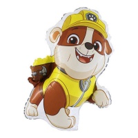 Paw Patrol Canine Patrol ballon silhouette de Rubble 74 cm - Grabo