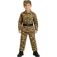 Déguisement de soldat camouflage pour enfant