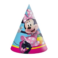 Chapeaux Minnie arc-en-ciel - lot de 6