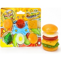 Bonbons gélifiés Burger à assembler - 12 g