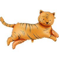 Ballon tigre de 104 x 81 cm