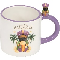 Tasse 414 ml des Rois Mages Baltasar avec figurine