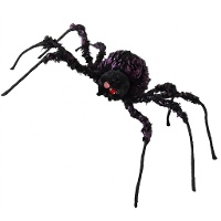 Araignée de 43 x 36 cm noire et lilas