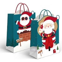 Sac cadeau Père Noël 45 x 33 x 10 cm - 1 unité