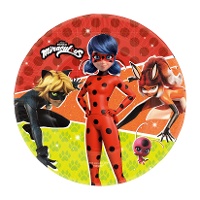 Assiettes Ladybug 23 cm - lot de 8