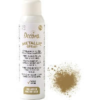 Spray comestible effet métallisé de couleurs de 150 ml - Decora