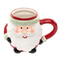 Tasse du Père Noël de 15,5 x 10,2 x 10,4 cm