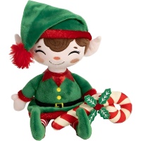 Peluche de lutin de Noël de 25 cm
