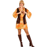 Déguisement de hippie Love Power pour femme