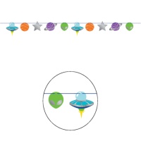 Couronne spatiale avec OVNIs 2,20 m