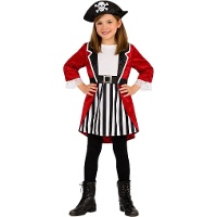 Déguisement de pirate corsaire anglais pour fille