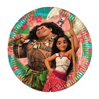 Assiettes Vaiana 20 cm - 8 unités