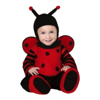 Costume de bébé coccinelle avec capuche