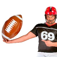 Ballon gonflable de football américain