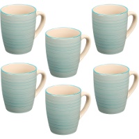 Ensemble de 6 tasses spiral de 300 ml
