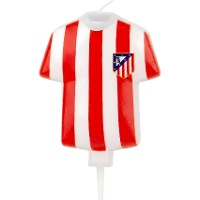 Bougie en forme de maillot Atlético de Madrid