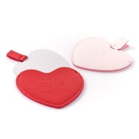 Miroir de sac à main à coeur assorti - 1 pc.