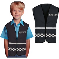 Gilet de police noir pour enfant