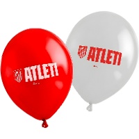 Ballons en latex Atlético de Madrid 30 cm - lot de 6
