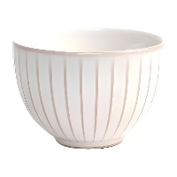 Bol de 9,8 cm ivoire avec rayures