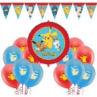 Pack de décoration pour fête Pokemon - 22 pièces