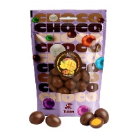 Mangue enrobé de chocolat au lait - 200 gr