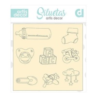 Panneau d'aggloméré pour bébé - Artis decor - 8 unités